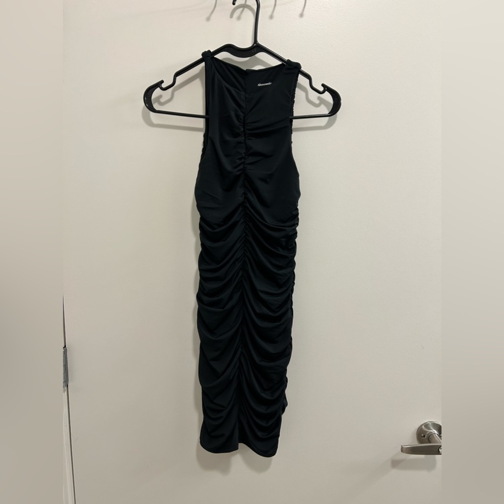 Abercrombie & Fitch Black Keyhole Body-con Dress